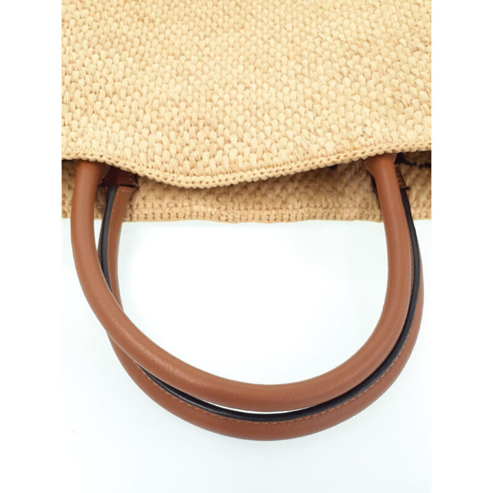 Loewe Standard Straw Brown Tote Tan Bag - Picture 5 of 9